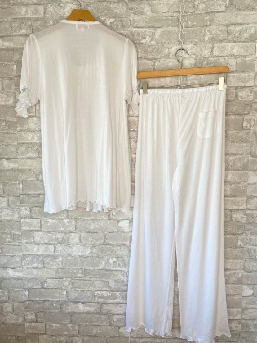 Schweitger Linen Size S White Pajamas