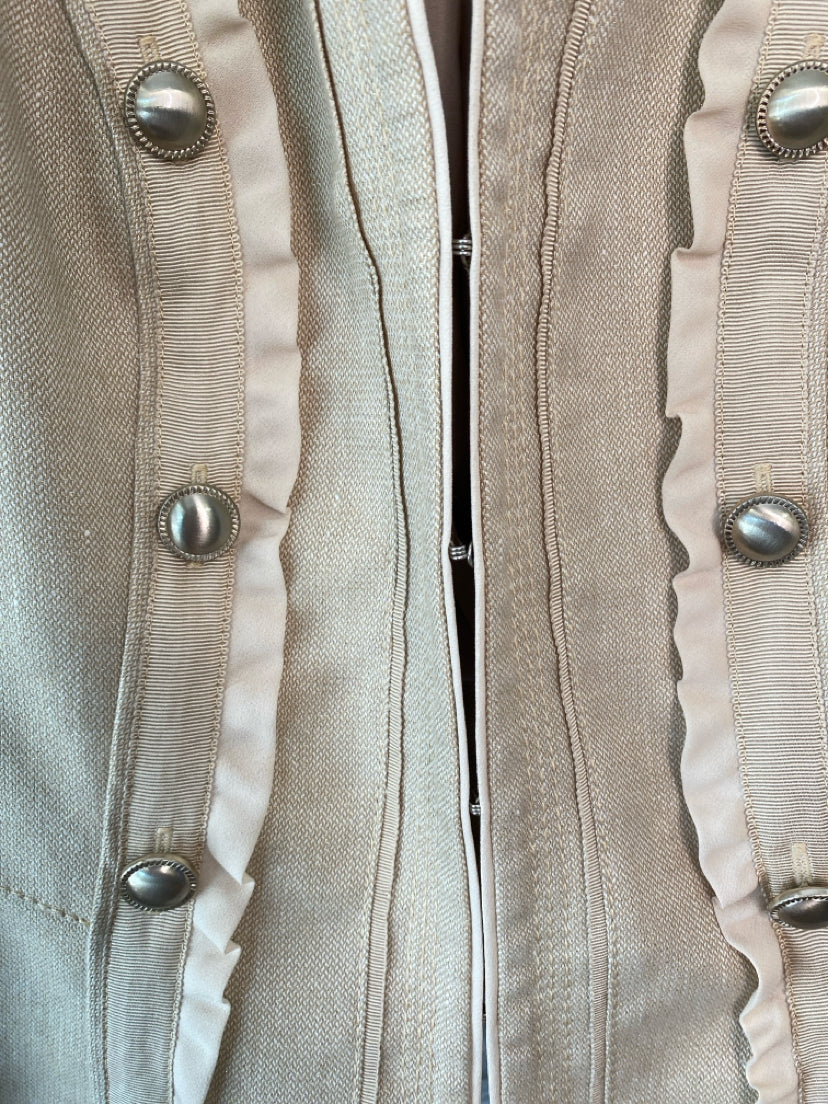 White House Blk Mkt Size S/6 Tan Jacket