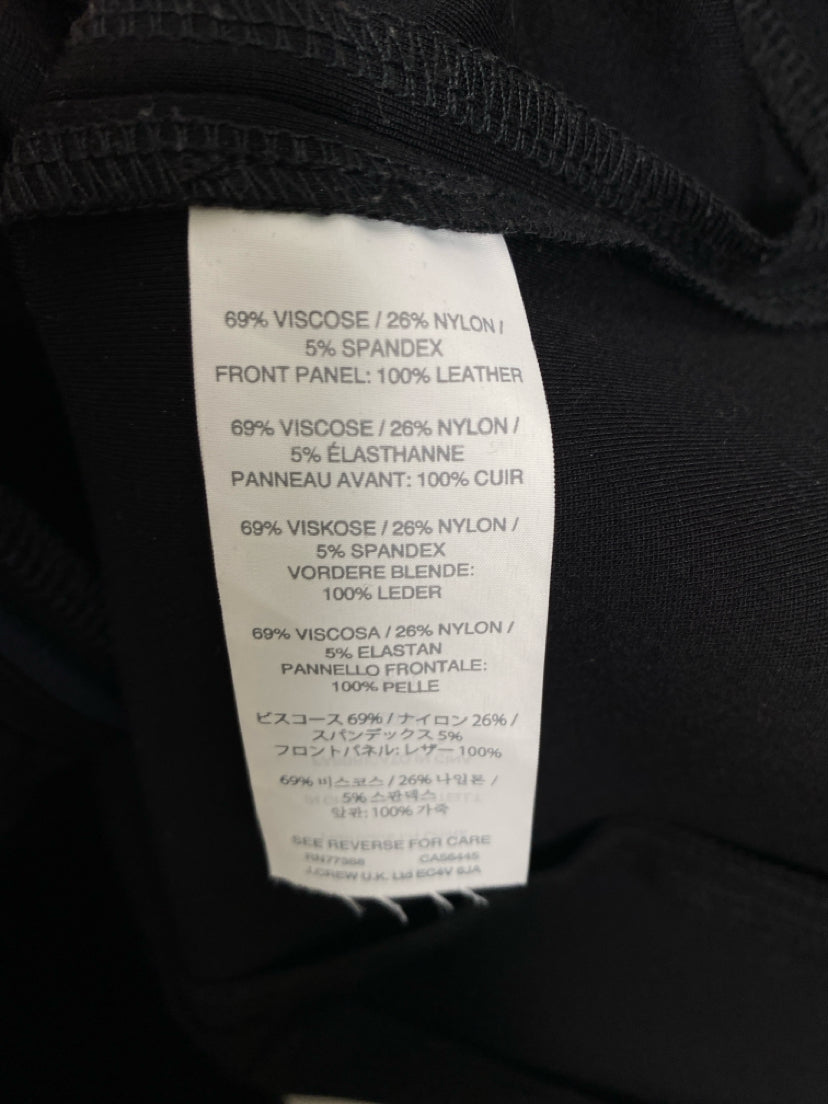 J Crew Size S/4 Black/Navy Dress