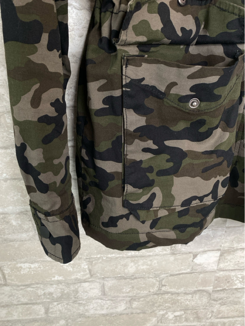 Blue Revival Size S Olive/Black/Taupe Coat