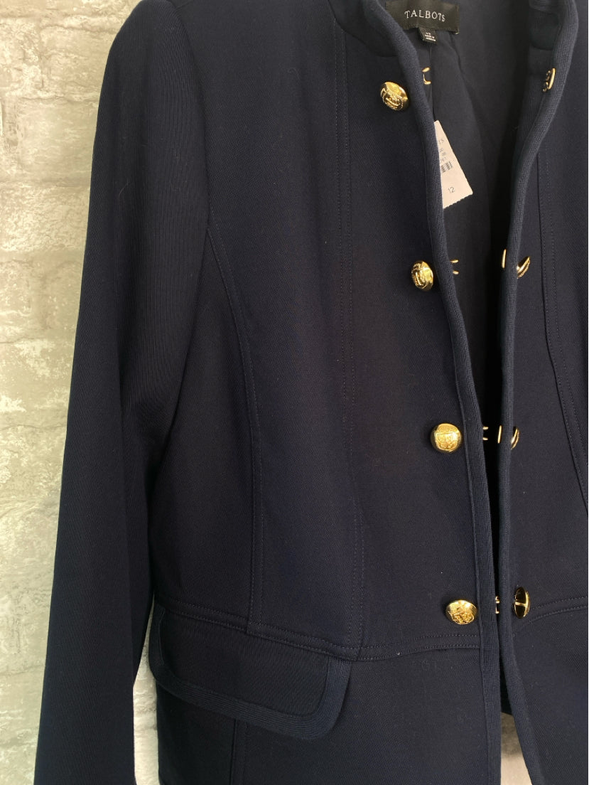 Talbots Size L/12 Navy Jacket