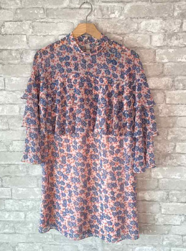 Rebecca Minkoff Size S Faded Pink/Blue Dress