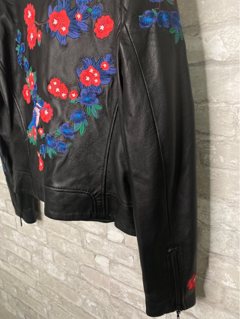 Elie Tahari Size XS black/red/blue Jacket