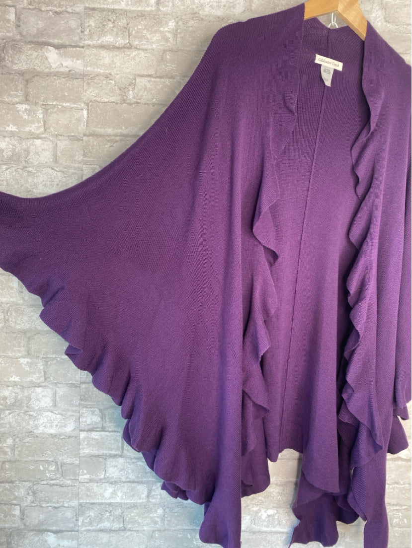Coldwater Creek Size O/S Purple Wrap
