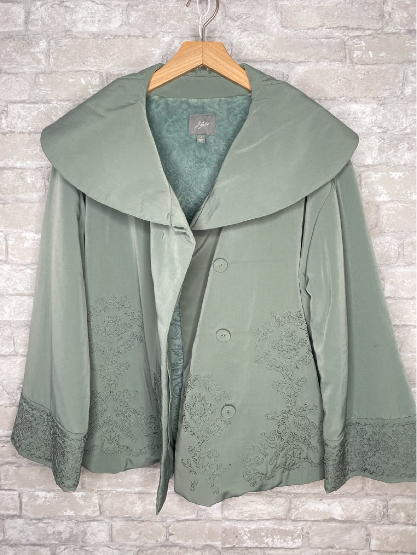 J Jill Size S/M Sage Green Jacket (Outdoor)