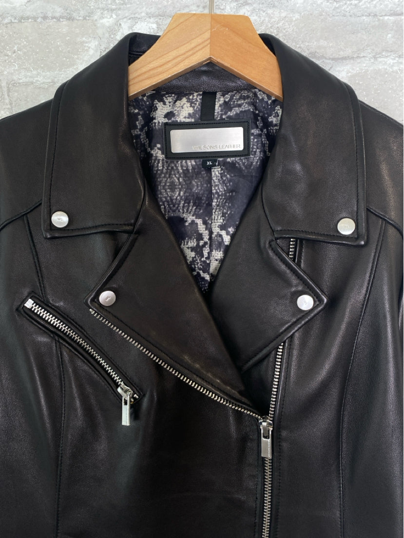 Wilsons Leather Size XL Black Leather