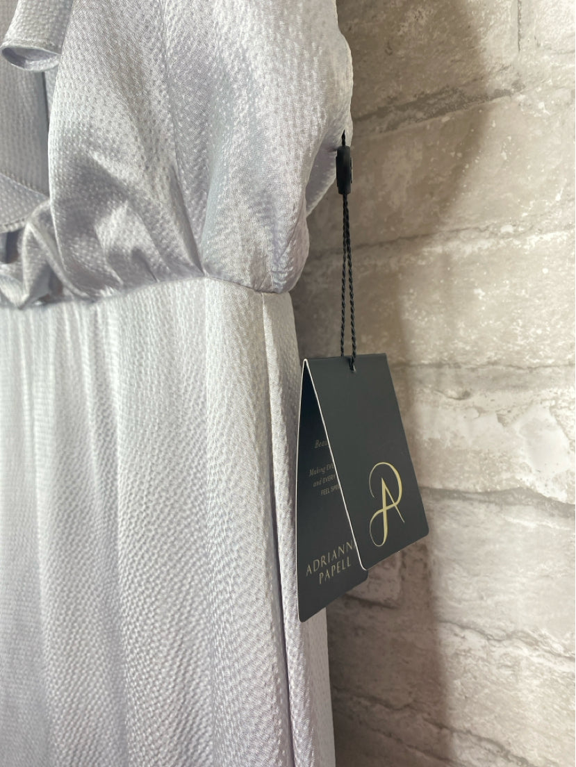 Adriana Papell Size S/6 Silver Gown/Evening Wear