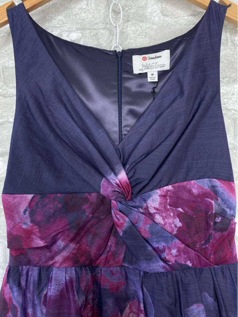 Lela Rose Size M/10 Purple Dress