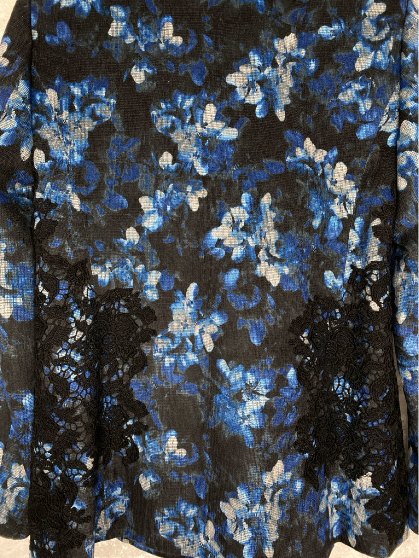 T Tahari Size 6 Blue, Black, Charcoal, Grey Blazer