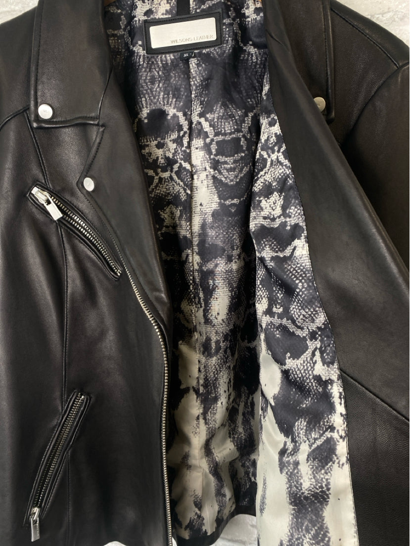 Wilsons Leather Size XL Black Leather