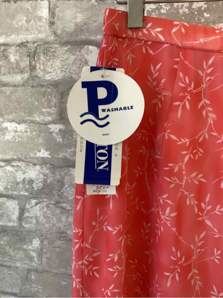 Pendleton Size M/10 Coral/White Skirt