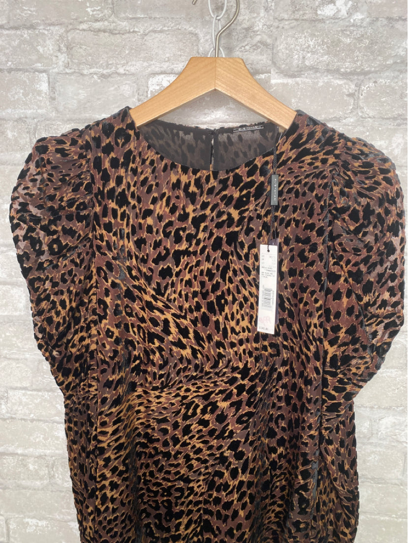 Elie Tahari Size XS Black/Brown/Tan Veil