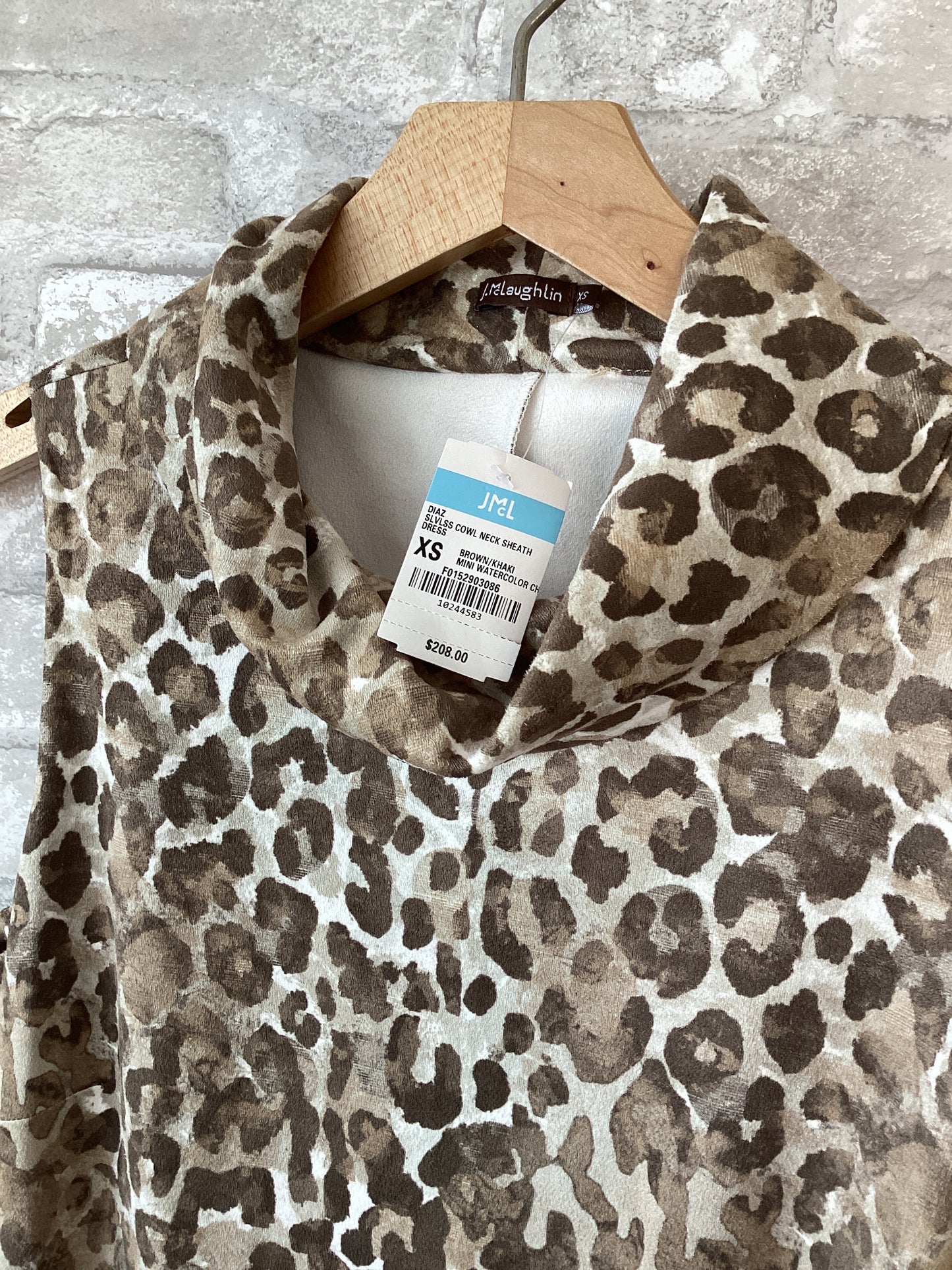 J McLaughlin Size XS Olive/Kahki Dress