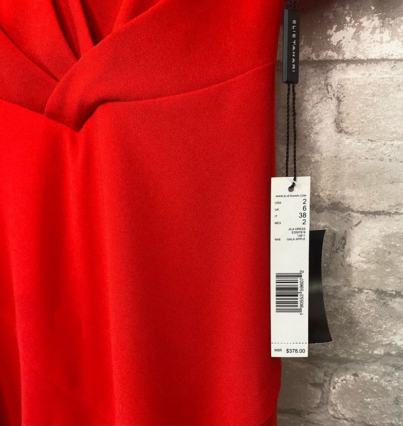 Elie Tahari Size XS/2 Red Dress