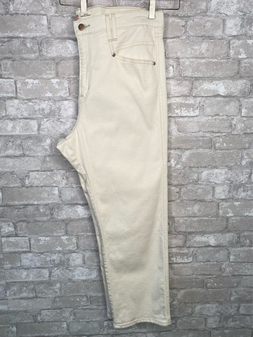 Levi Size 16 Cream Jeans