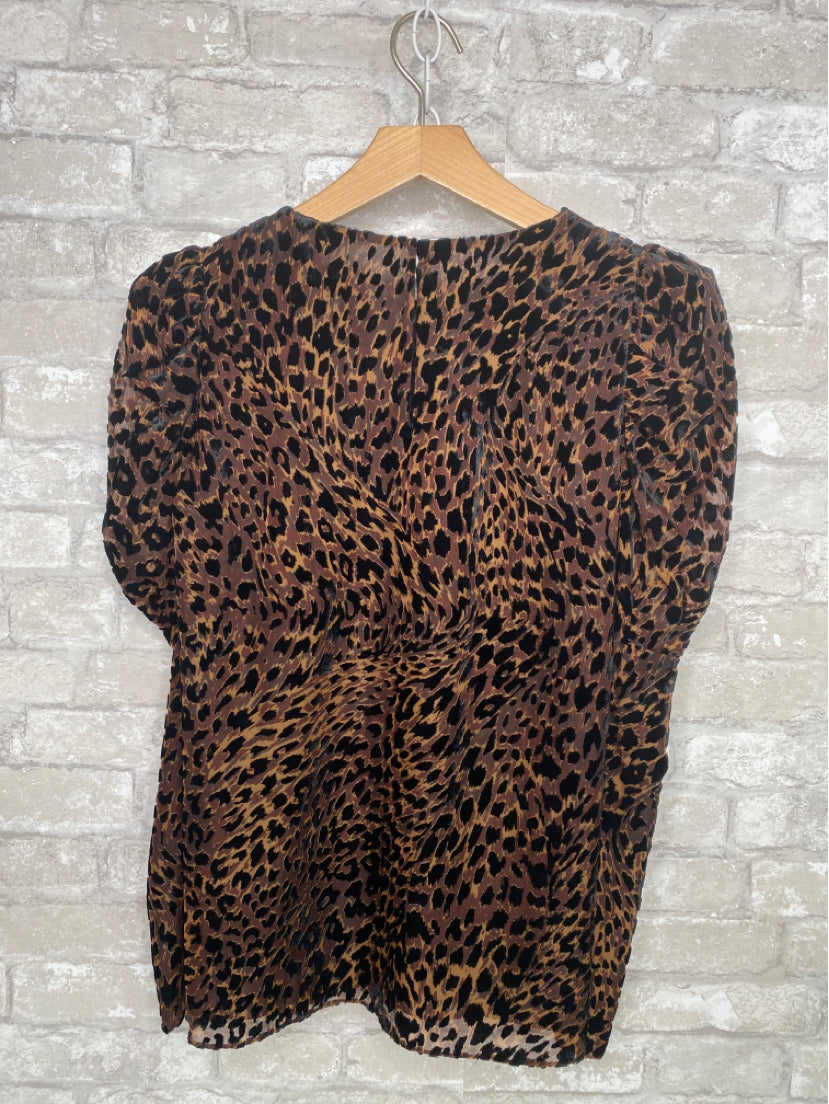 Elie Tahari Size XS Black/Brown/Tan Veil