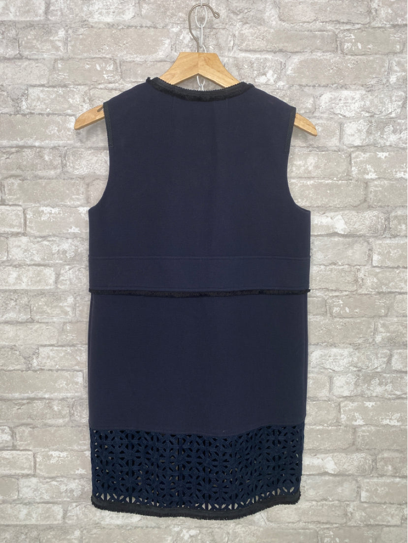 Elie Tahari Size XS Navy Vest