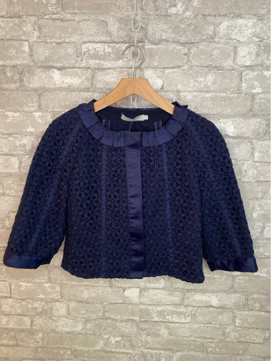 Anne Fontaine Size XS Navy Jacket