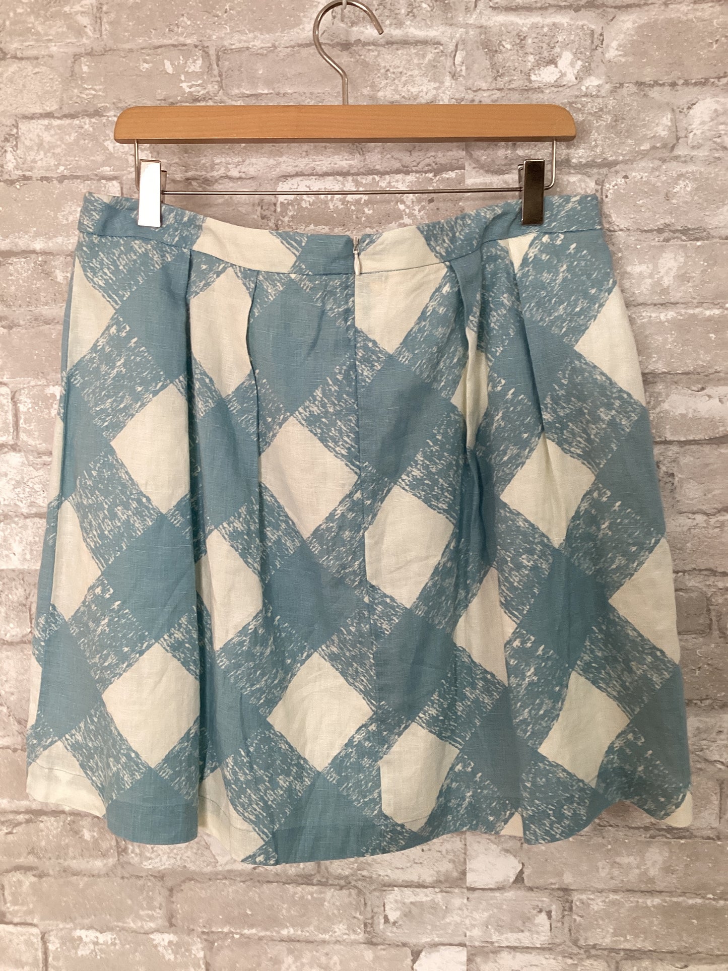 Boden Size L/12 light blue/white Skirts