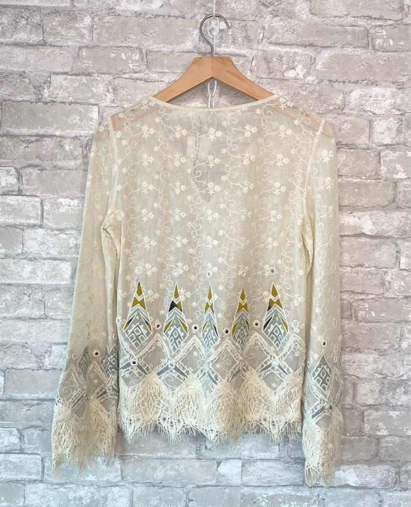 XS - NWT Elie Tahari Peasant Top