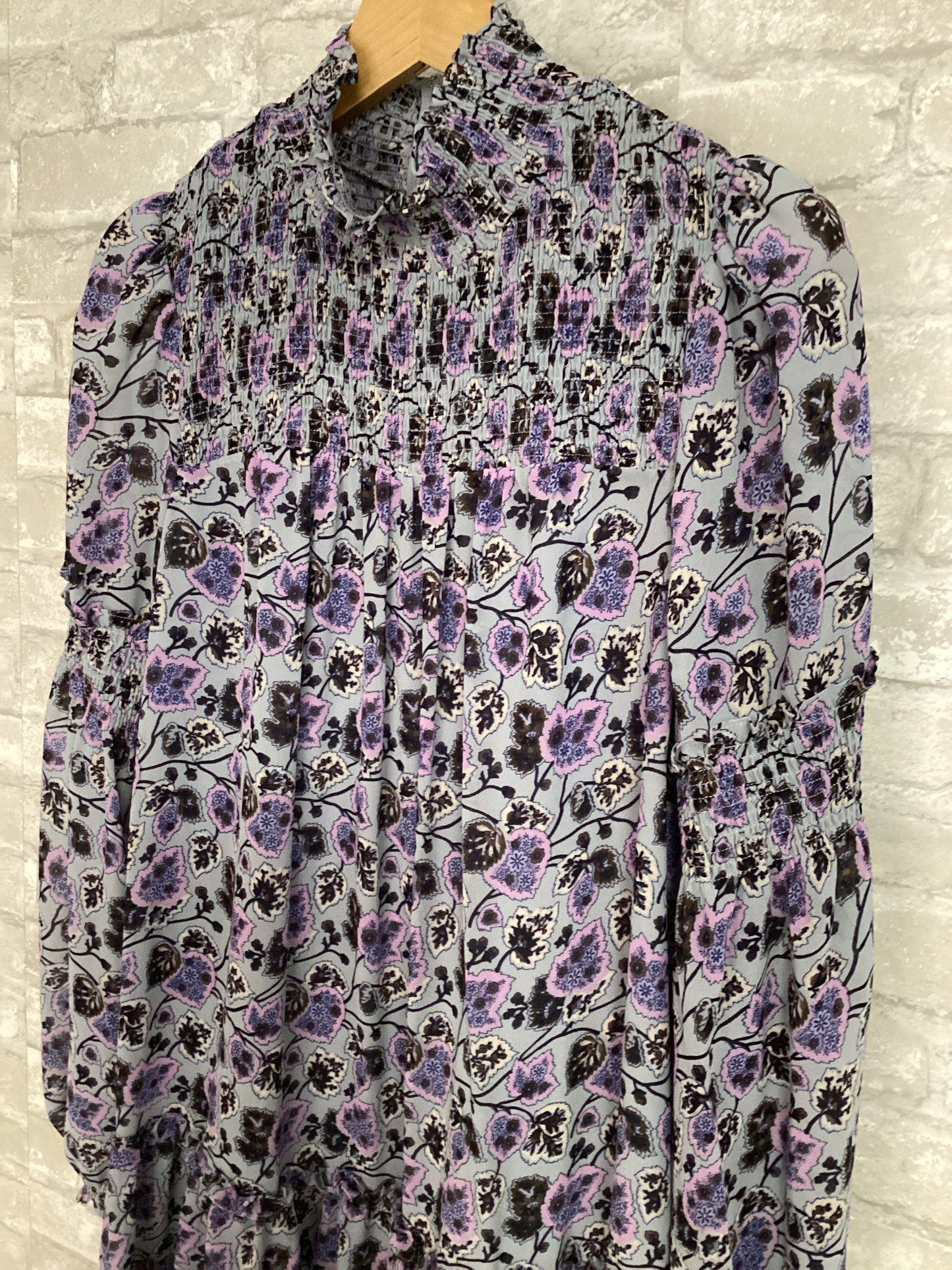 Cinq a Sept Size 8 Grey/Lavender Dress