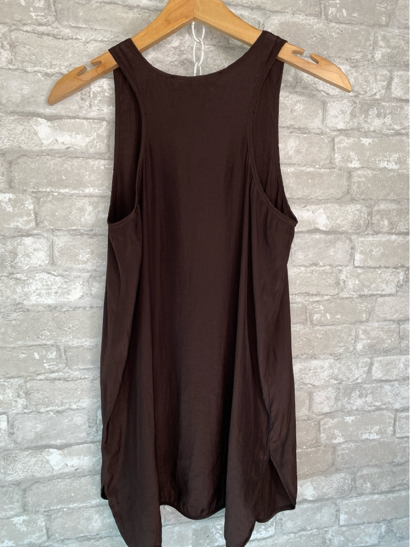 Lola & Sophie Size XS Brown Tank Top