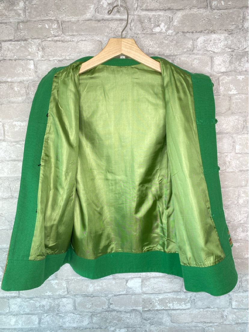 yijinmingshang Size L Green/Red/Orange Shacket