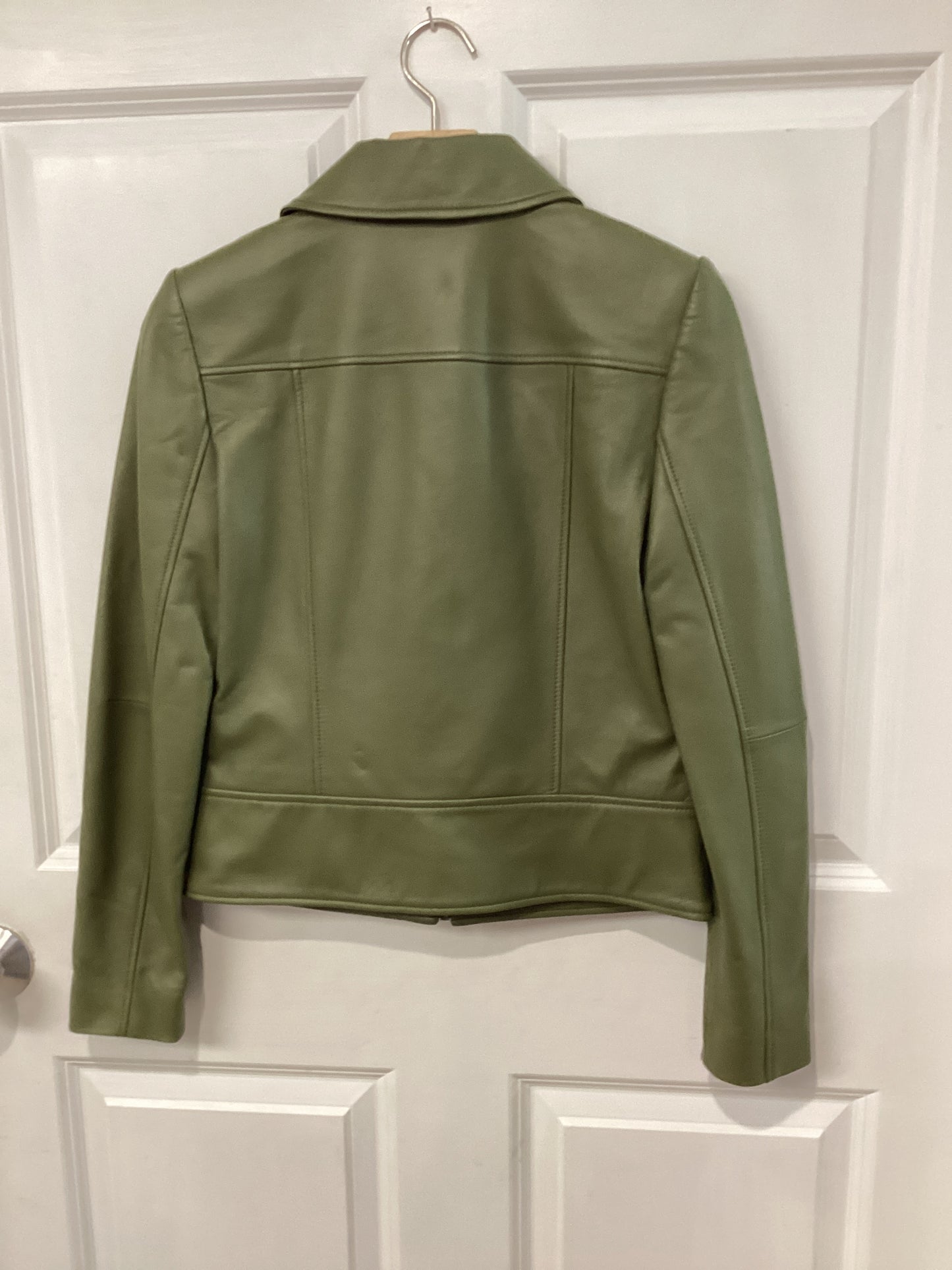 Elie Tahari Size XS Olive Green Leather