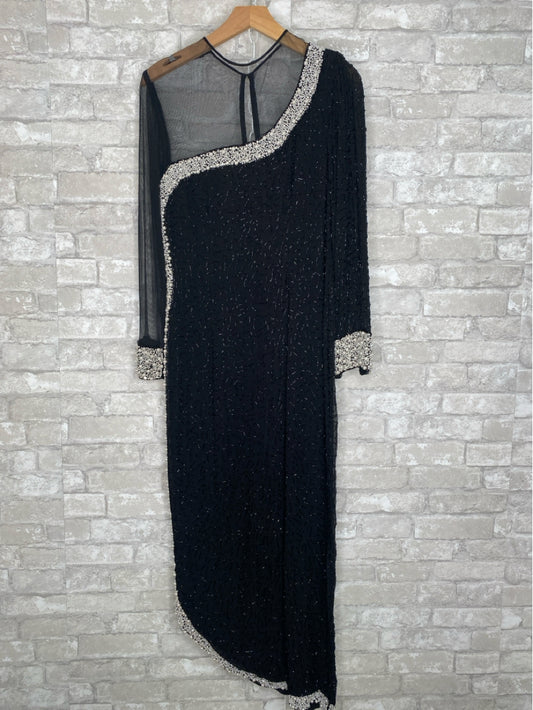 judith ann Size M Black/Pearl Dress