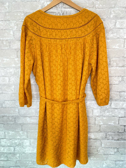 Daniel Rainn Size L Golden Yellow Dress