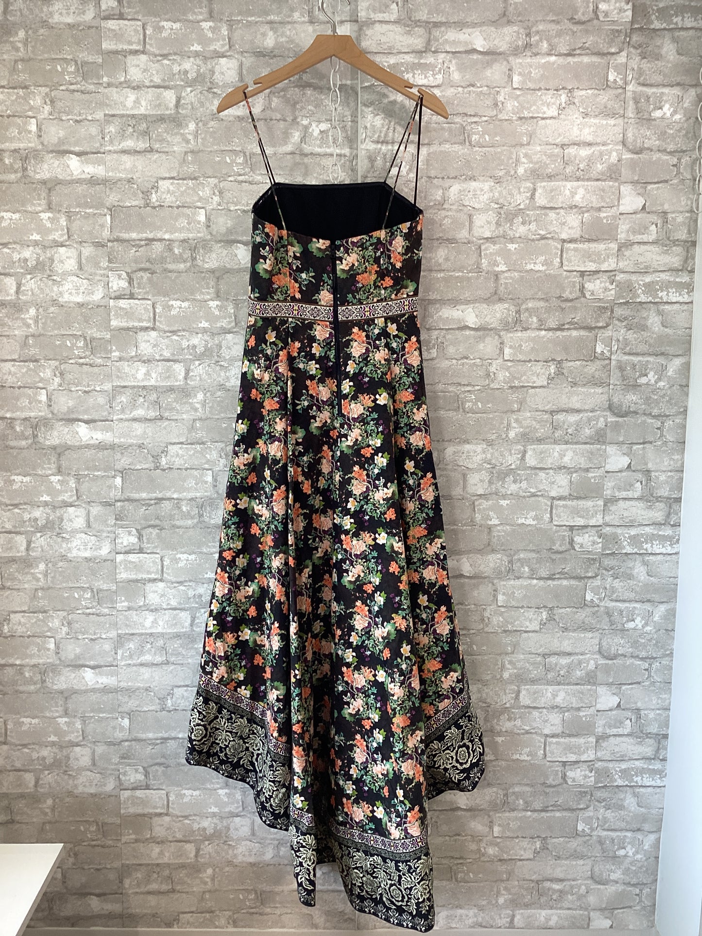 Alice & Olivia Size 6 Black/Multi Gown/Evening Wear