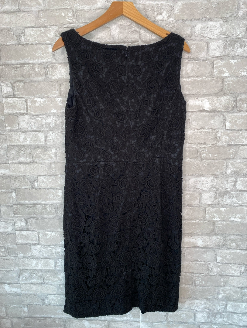 Talbots Size M/10 Black Dress