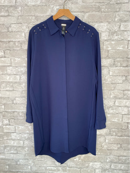 Chicos Size L Navy Dress