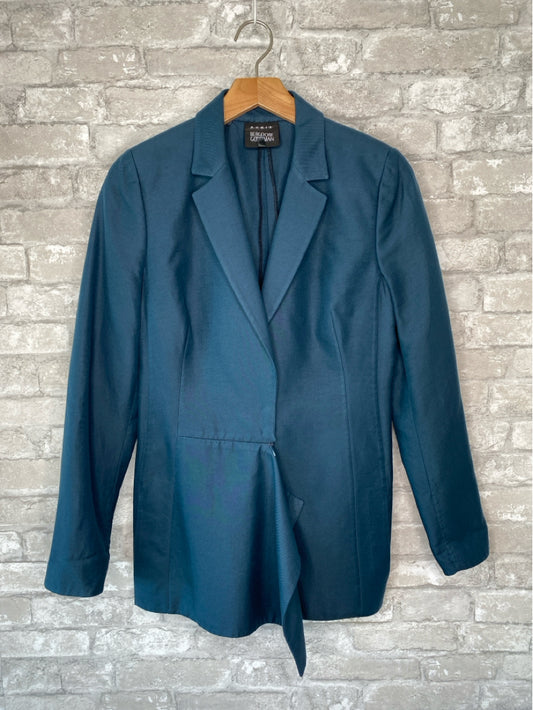 Bergdorf Goodman Size M/8 marine blue Blazer