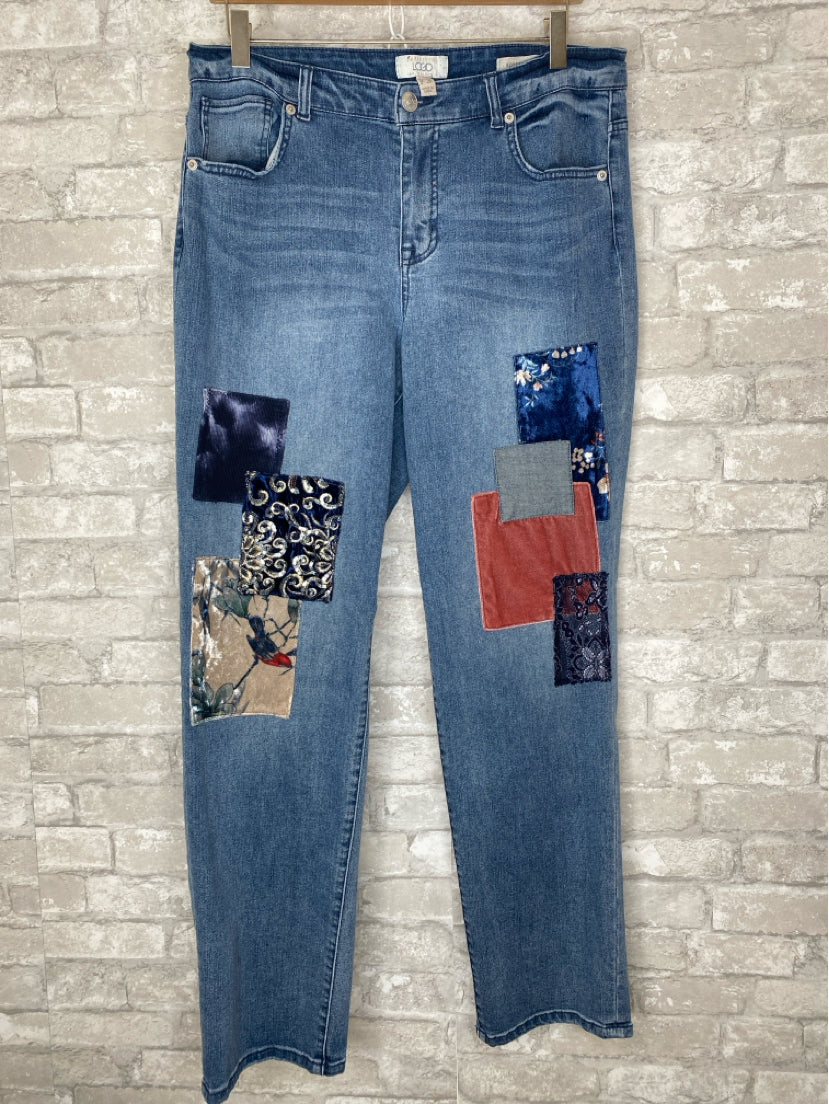 Logo Size MT/10 Mid Wash Denim Jeans