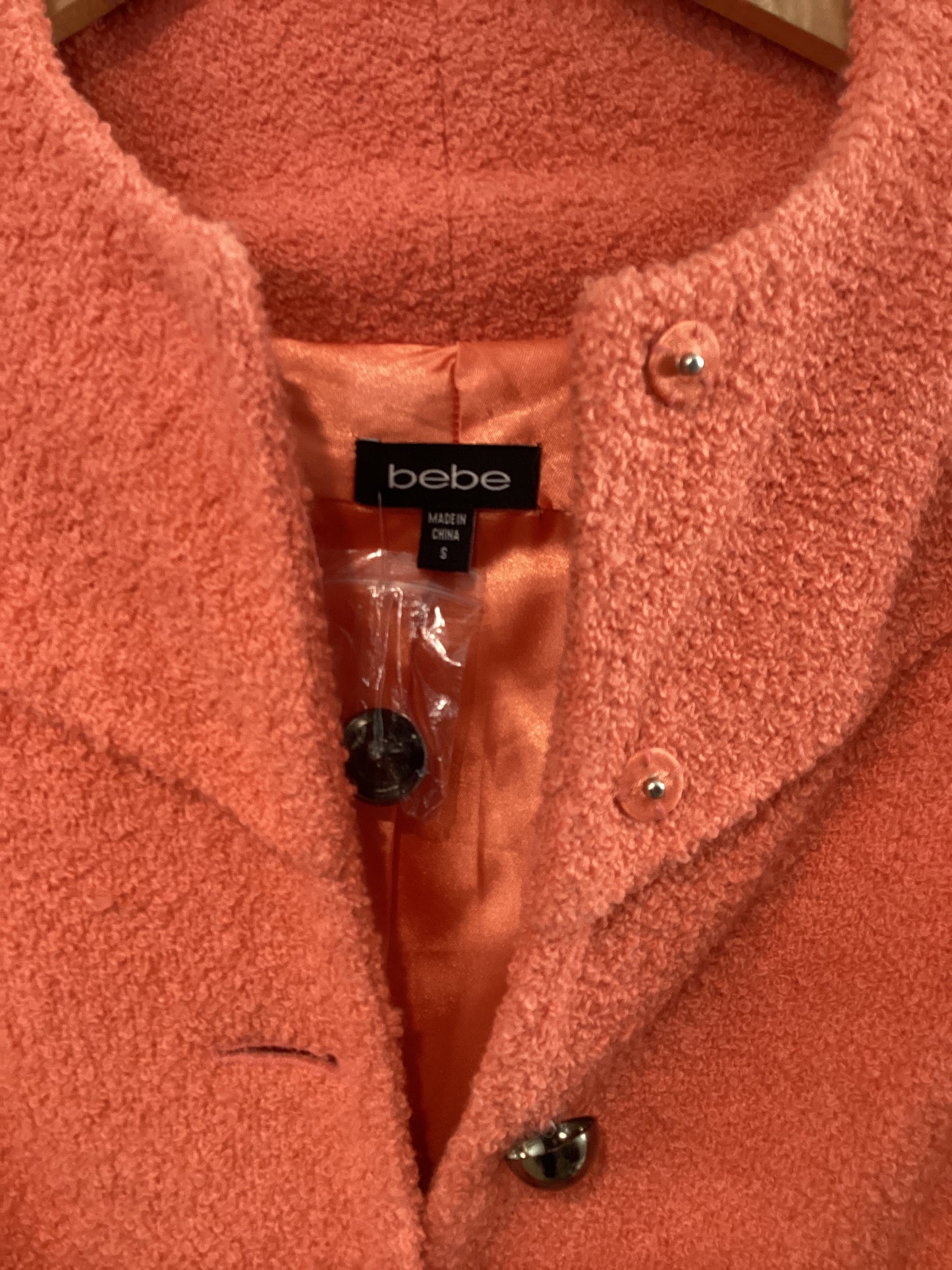 Bebe Size S melon Coat