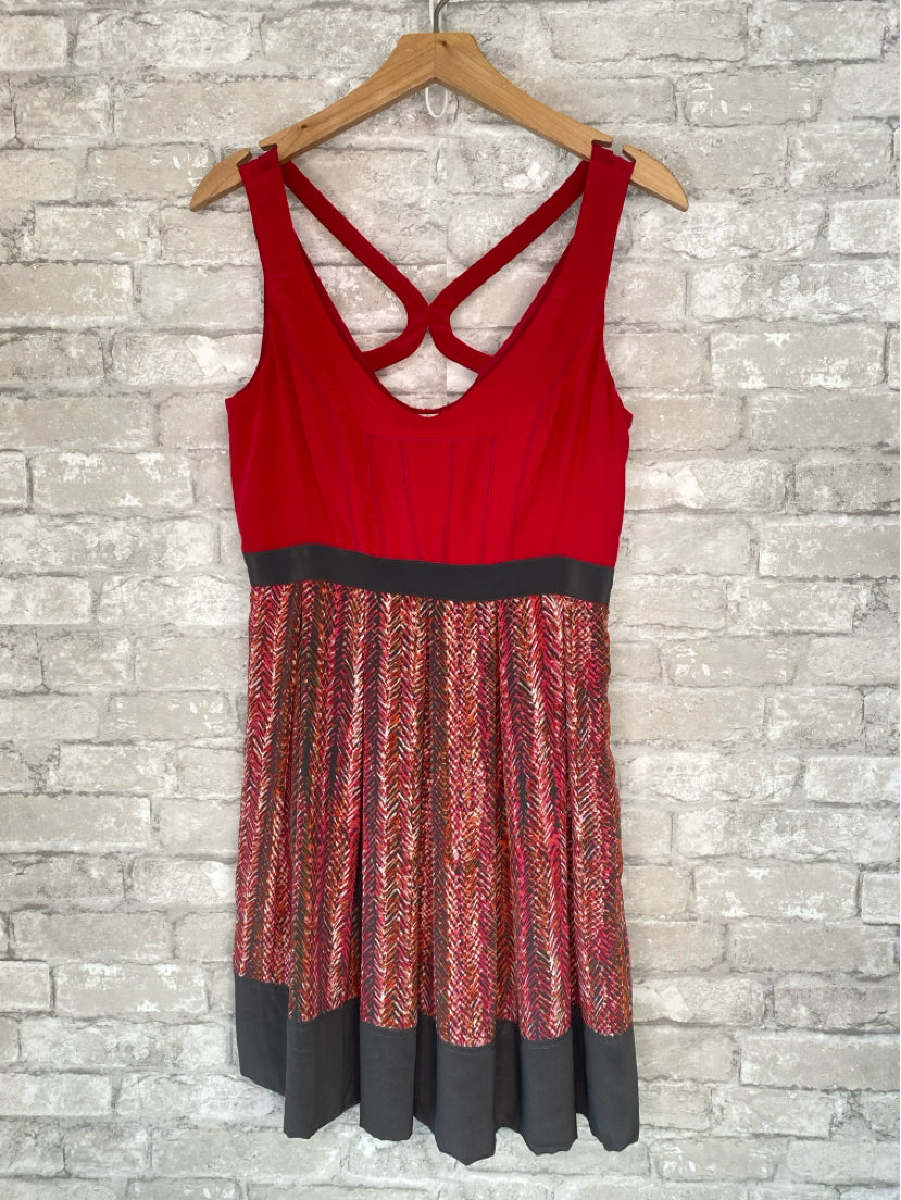 Sine Size XXS/2 Raspberry/Grey Dress