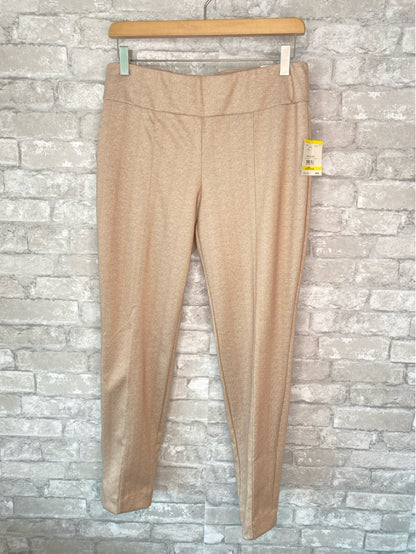 Anne Klein Size M Sand/White Pants