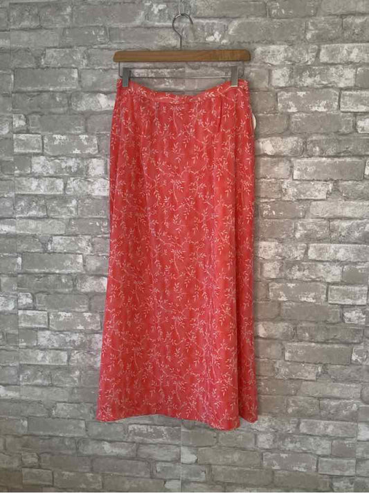 Pendleton Size M/10 Coral/White Skirt