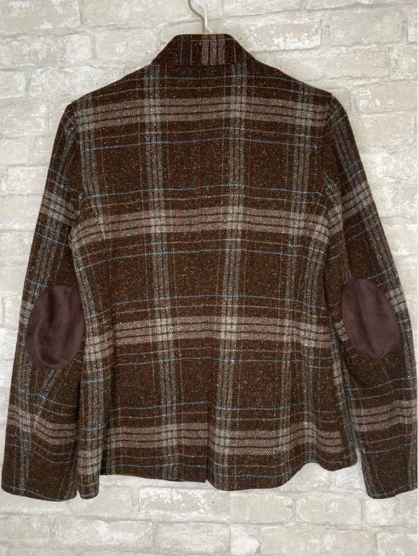 LL Bean Size S Brown/Grey/Blue Jacket (Outdoor)