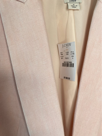 J Crew Size S/4 pale pink Blazer