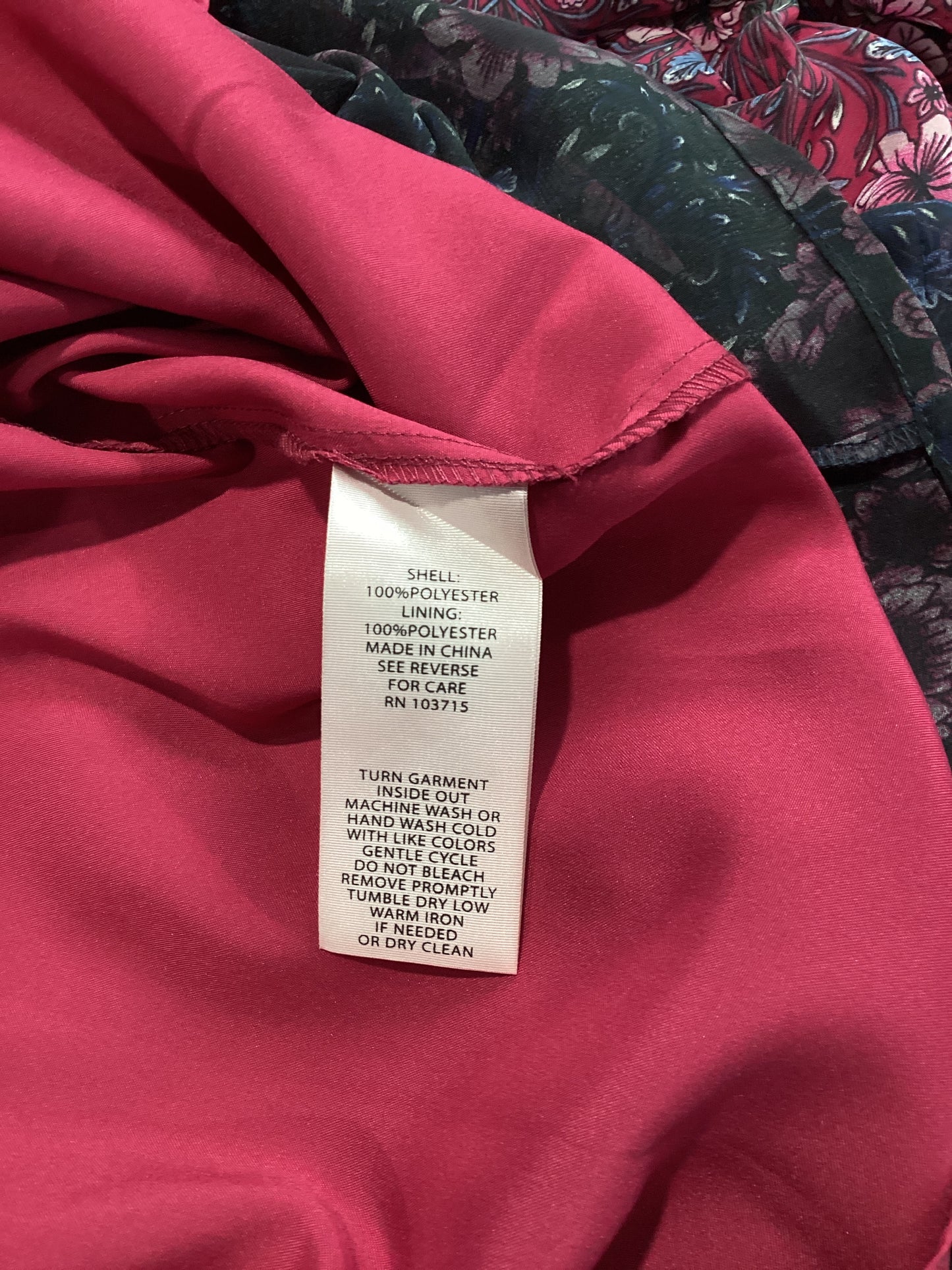 Nanette Lepore Size L/14 fushia/black Dress