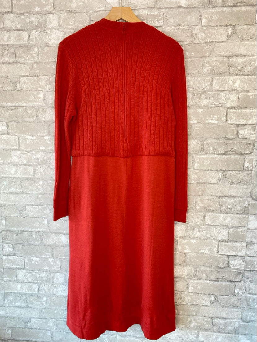 Neiman Marcus Size S tomato Dress