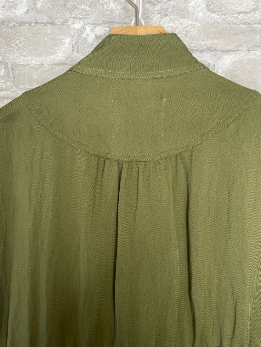 by Anthropologie Size XXS Moss Green Jacket