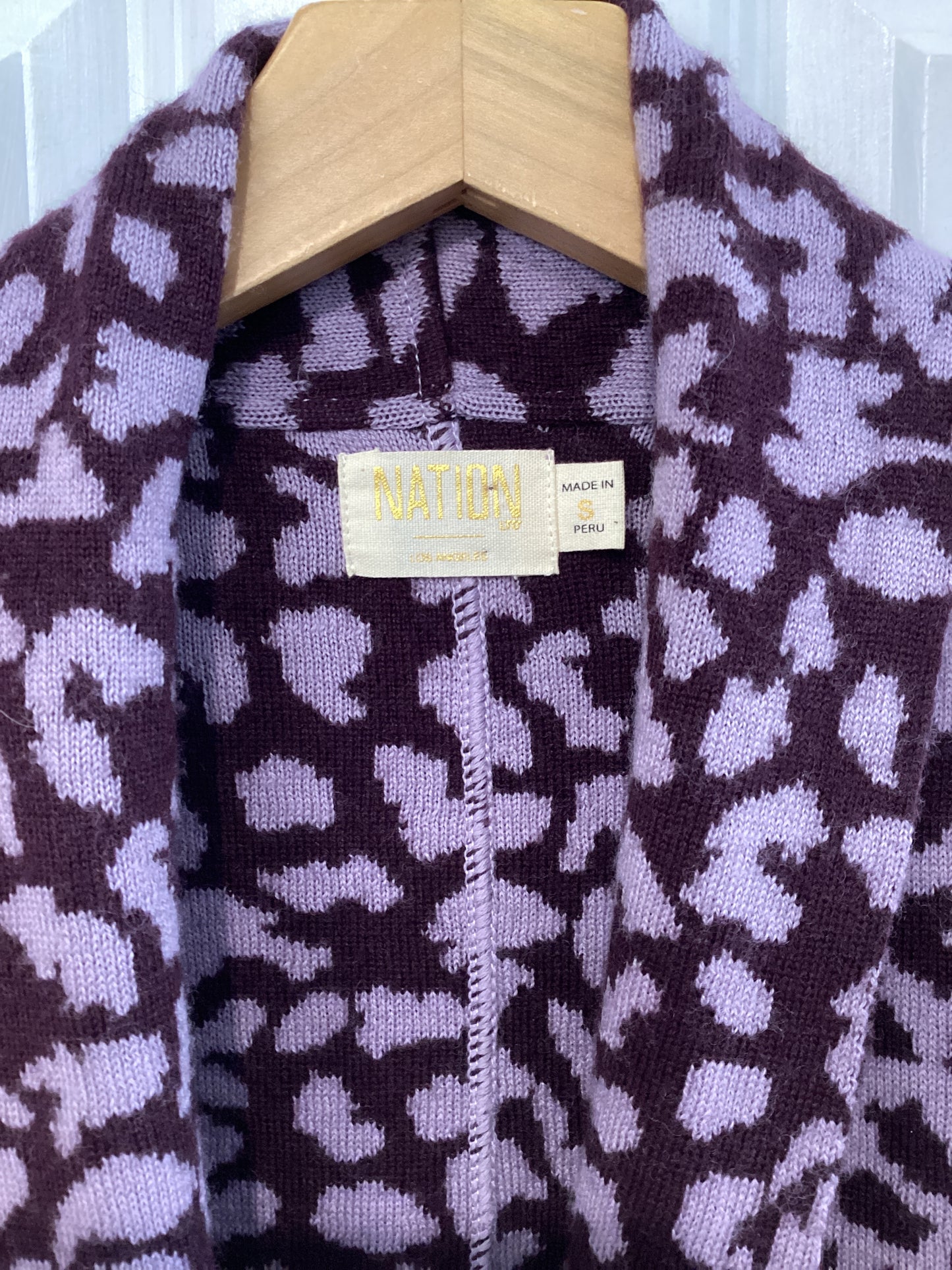 Nation Size S/M Aubergine/Lilac Sweater