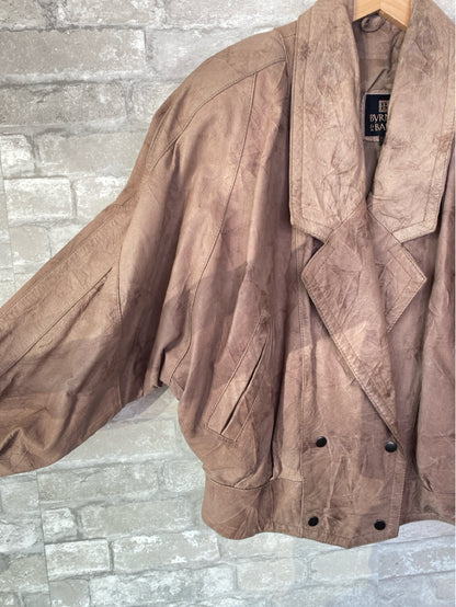 Byrnes & Baker Size S/M Mocha Leather