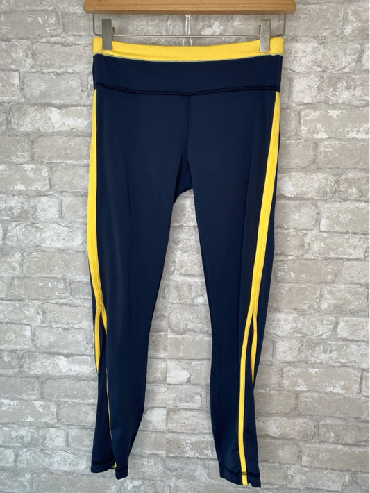 Lululemon Size XS/S Navy/Yellow Leggings