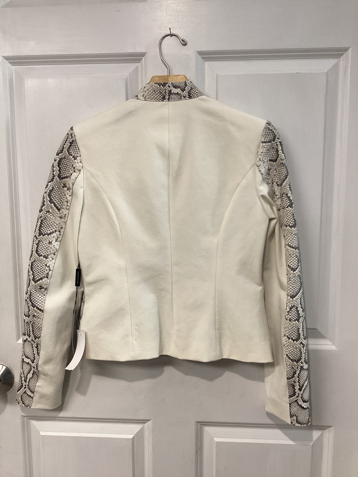 Elie Tahari Size XS Cream/grey Leather
