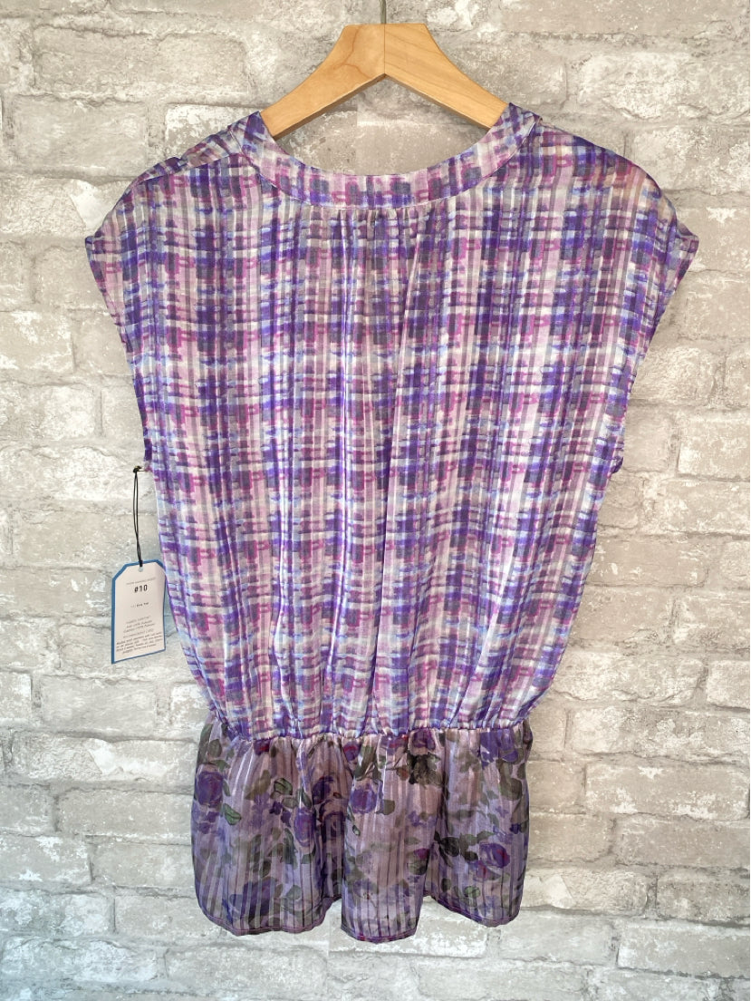 Cabi Size S Purple Blouse