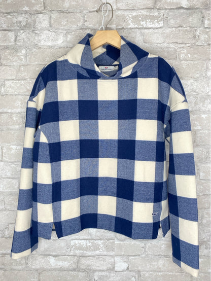 Vineyard Vines Size S Ivory/Blue Sweater